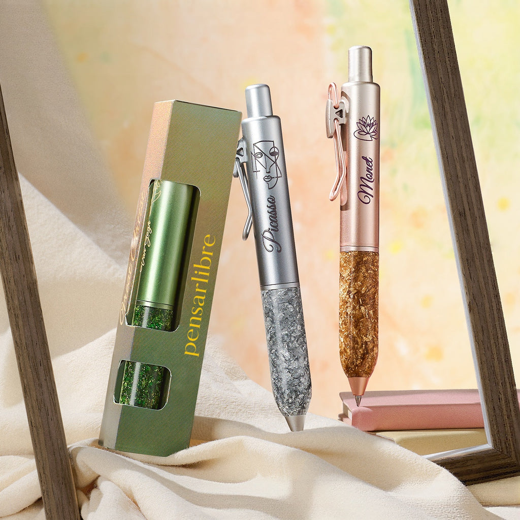 Artistic Resin Retractable Gel Pen - Picasso