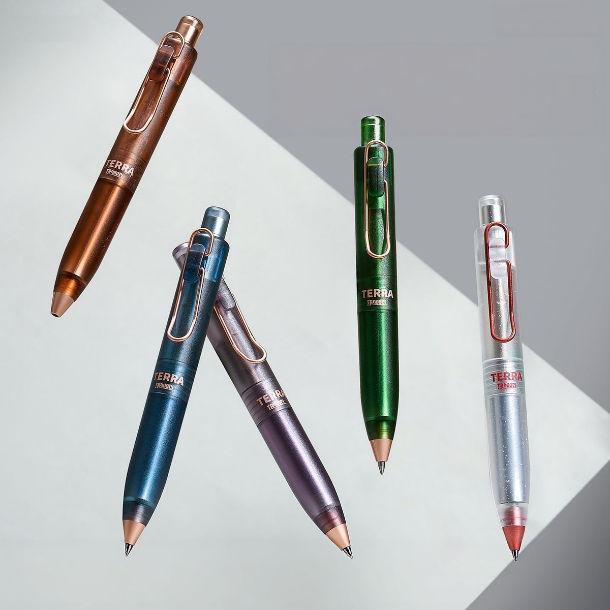 TEERA Series Frosted Translucent Retractable Gel Pen - Basalt