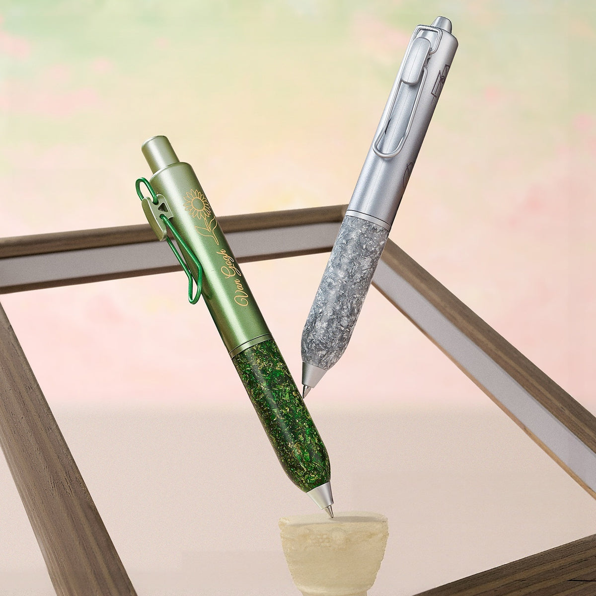 Artistic Resin Retractable Gel Pen - Monet