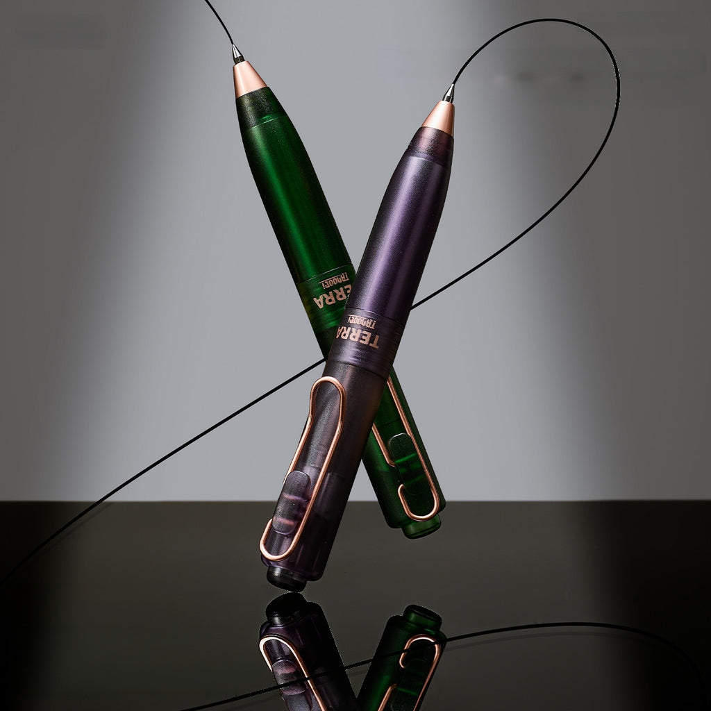 TEERA Series Frosted Translucent Retractable Gel Pen - Marsh