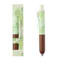Forest Charm Retractable Gel Pen - Green Grapes